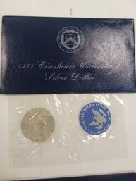 1971 Eisenhower Uncirculated Silver Dollar P3