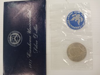 1971 Eisenhower Uncirculated Silver Dollar P5