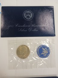 1971 Eisenhower Uncirculated Silver Dollar P7