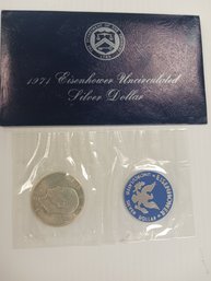1971 Eisenhower Uncirculated Silver Dollar P9