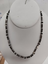 Brown And White Necklace