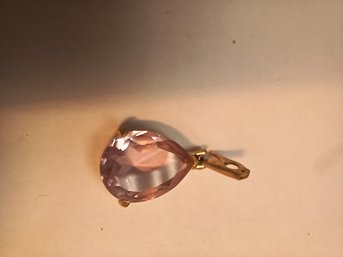 Golden Pink/purple Pendant