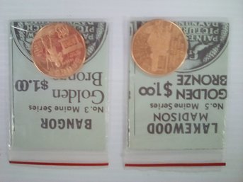 Maine Series Coins No. 3 No.5