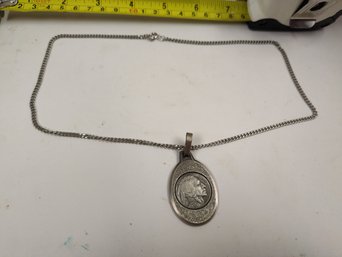 Vintage Buffalo Nickel Necklace