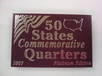 50 States Commemorative Quarters 2007 Platinum Edition