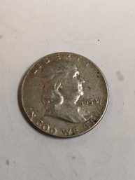 1954 Silver Half Dollar