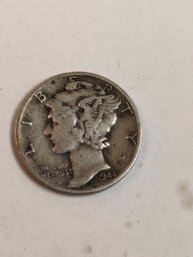 1944 Mercury Dime