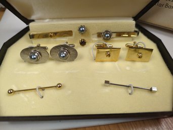 Vintage Men's Jewelry Box Set With Original Box