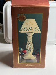 Lenox Holiday Candlestick Lamp - New