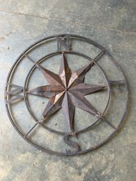 Rustic Metal Compass