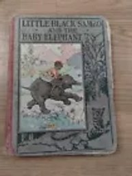 Little Black Sambo And The Baby Elephant 1925 Wee Books Hardcover