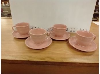 Vintage Fiesta Cup/saucer. Set Of 4