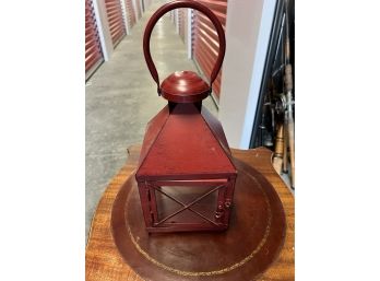 Red Metal Lantern