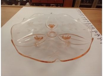 Pink Depression Glass Bowl