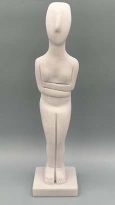 Modern Marble Cycladic Figure