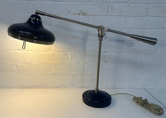 Navy Blue Modern Metal Adjustable Desk Lamp