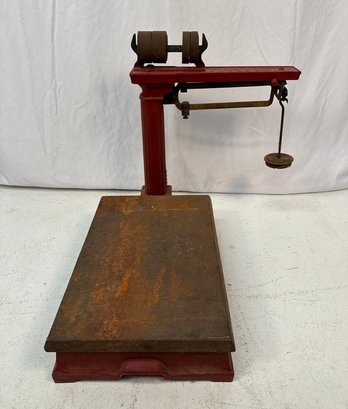 Antique Cast Iron Howe Platform Scale