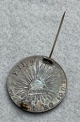 1896 Mexico Silver Reales Coin