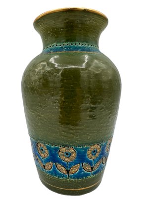 Mid Century Aldo Londi For Rosenthal Netter Pottery Vase