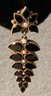 19th C 14k Gold Onyx & Pearl Earrings & Brooch Jewelry Set