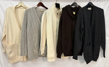 (5) Women's Cashmere Cardigans EU 42, 44 US M