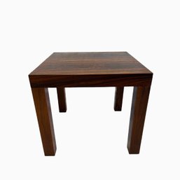 Mid Century Parsons Rosewood Side Table