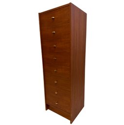 Scandinavian Teak 8 Drawer Tall Lingerie Chest