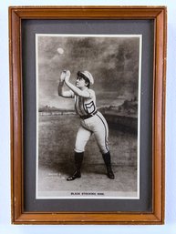 Allen & Ginter Baseball Photograph, Black Stocking Nine, Virginia Brights Cigarettes