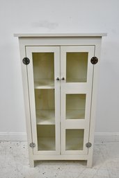 Small White Painted Cabinet