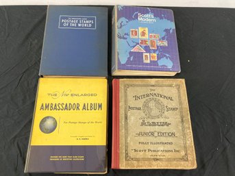 Collection Of 4 Stamp Books