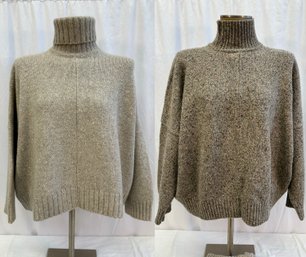 (2) Women's Eskandar Wool And Cashmere Blend Sweaters One Size