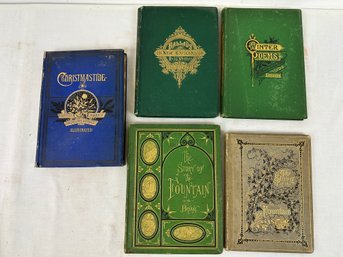 Lot Of 5 Antique Books