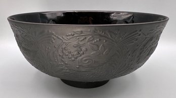 Mid-c. Rosenthal Bjorn Wiinblad Studio Line Noire Matte Black Bowl