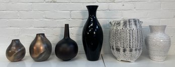 (6) Decorative Contemporary Vases