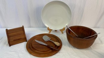 Danish Modern Teak Kitchenware Lot