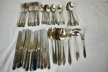 57 Pc. Oneida Tudor Plate Queen Bess II Flatware