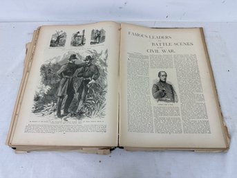 Frank Leslie's, Famous Leaders And Battles Scenes Of The Civil War, 1896