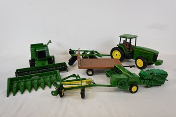 Lot Of Ertl John Deere Diecast Tractor Toys