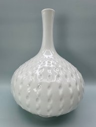 Ludwig Zepner For Meissen Sea Urchin White Porcelain Vase