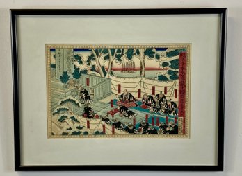 Utagawa Yoshitora Woodblock Print Act XII (Junidanme)