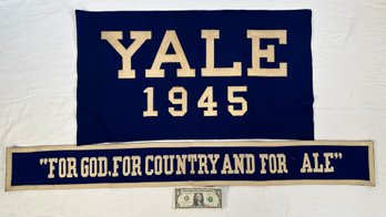 Yale University Felt Banners