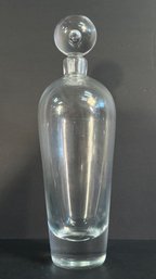 Vintage Kosta Boda Pippi Glass Decanter Spirit Liquor Bubble W/ Label