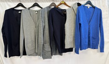 (6) Women's J. Crew Knit Cardigans & Sweater