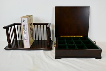 Bombay Co. Tea Chest And Bookshelf