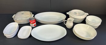 Lot Of Vintage White Kitchenwares