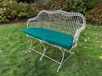 Victorian Style Iron Garden Bench