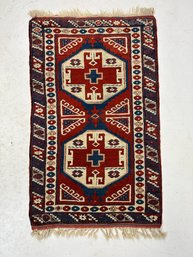 2'8' X 4'8' Vintage Turkish Kazak Scatter Rug