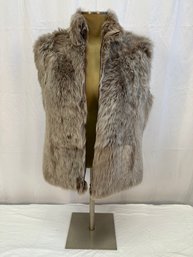 Women's Postcard Lamb Shearling Fur Vest