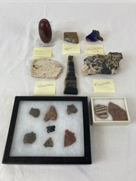 Lot Of Minerals, Stones, And Native American Artifacts