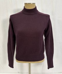 Women's Loro Piana Baby Cashmere Aubergine Sweater